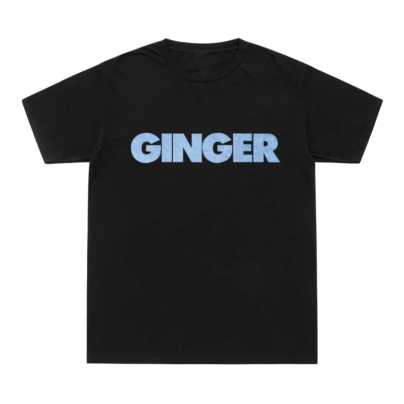 kf H06d51219b9894abe92feed9d17f834ecI Summer Hip Hop Tee Shirt GINGER Letter Print T Shirt Men Women O Neck Cotton T - Brockhampton Merch