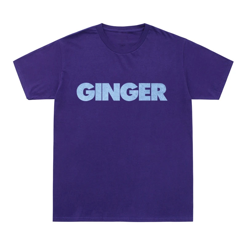 kf Hcee249ea4f5444d18b198abcd5e96df0B Summer Hip Hop Tee Shirt GINGER Letter Print T Shirt Men Women O Neck Cotton T - Brockhampton Merch